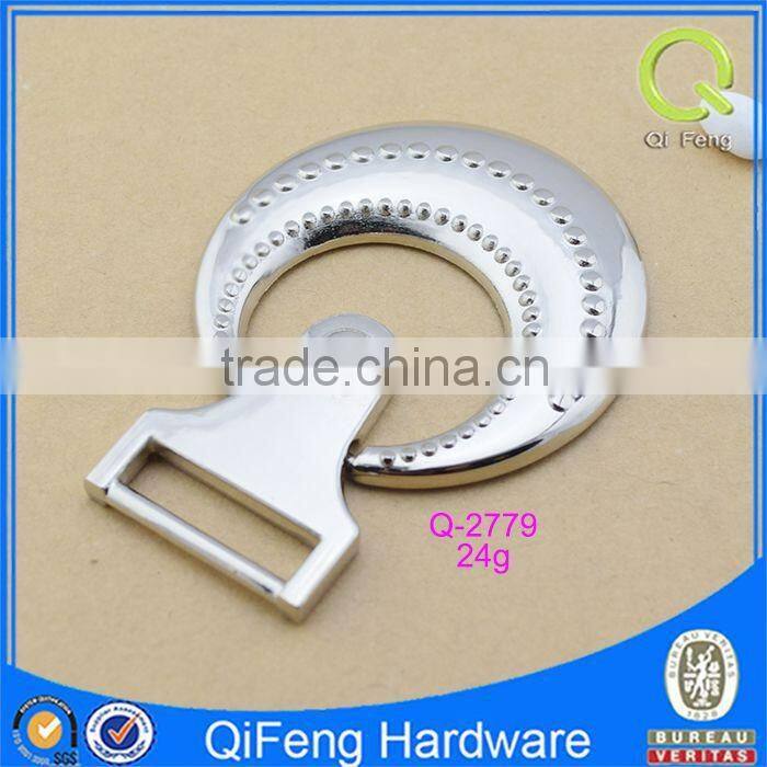 Q-2779 embossing logo on leather custom metal private label novelty design