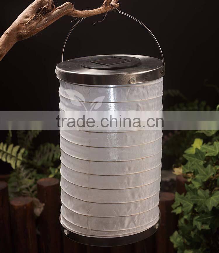 lantern lamp hanging lantern, cylinder design garden lantern, white led paper lantern