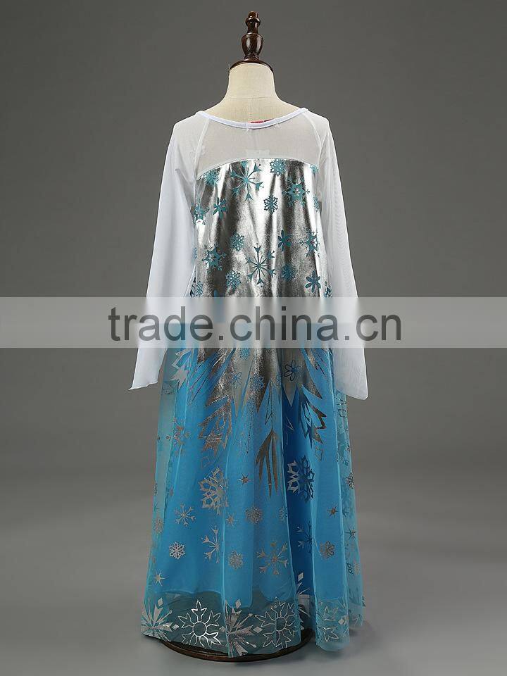 Kids Girls Dresses Elsa dress costume Princess Anna party dresses flower dresses princess girls summer printed specil occasion