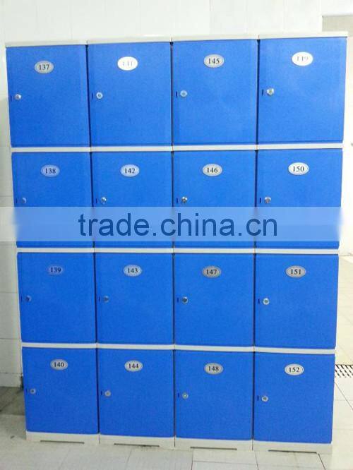 Colorful ABS Clothes Locker Wardrobe Hotel Small Plastic Cabinet