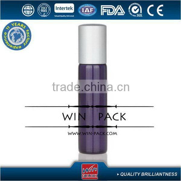 Modern hot sale 50ml clear roll on perfume glass bottle