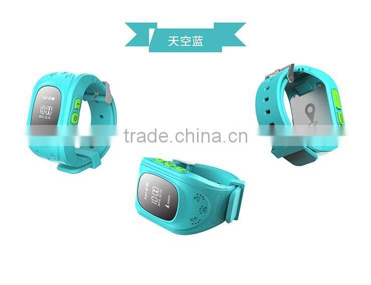 2016 newest silicon bluetooth gps smart smart watch tracker for kids with gps and phone