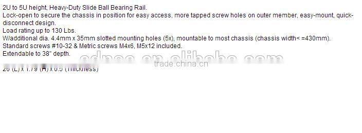 EDNSE S26-C 26" Rackmount Steel Slides