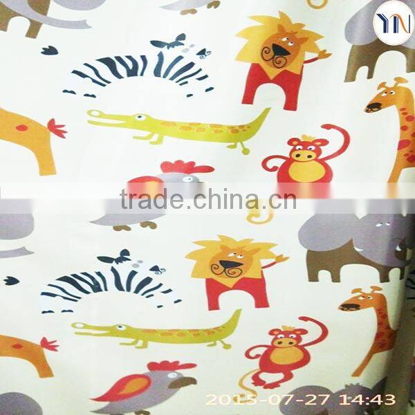 curtain for kids, 100% sun block curtain for children, cartoon pattern printing fabric for kids' curtain