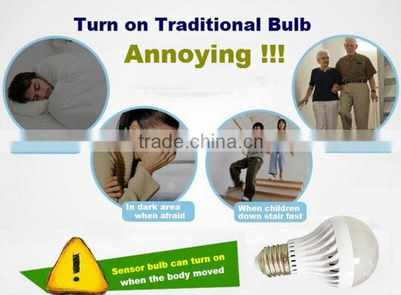 New microwave radar motion sensor led bulb light smart lighting