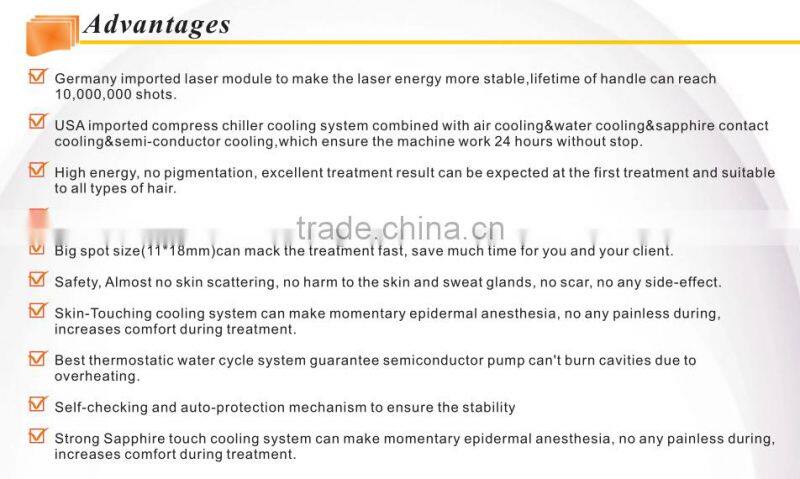 808 Back Hair Removal Machine Permanently SHR