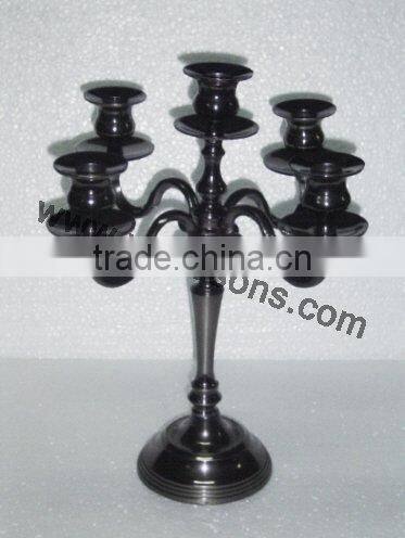 Jet Black Candelabra For party Used And Weddings Decorations