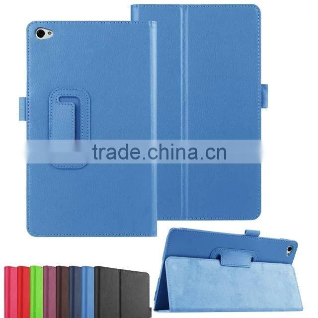 Quality Lychee Texure PU Leather Case with flip Stand For HUAWEI Media Pad M2 BUSINESS PROTECTIVE CASE