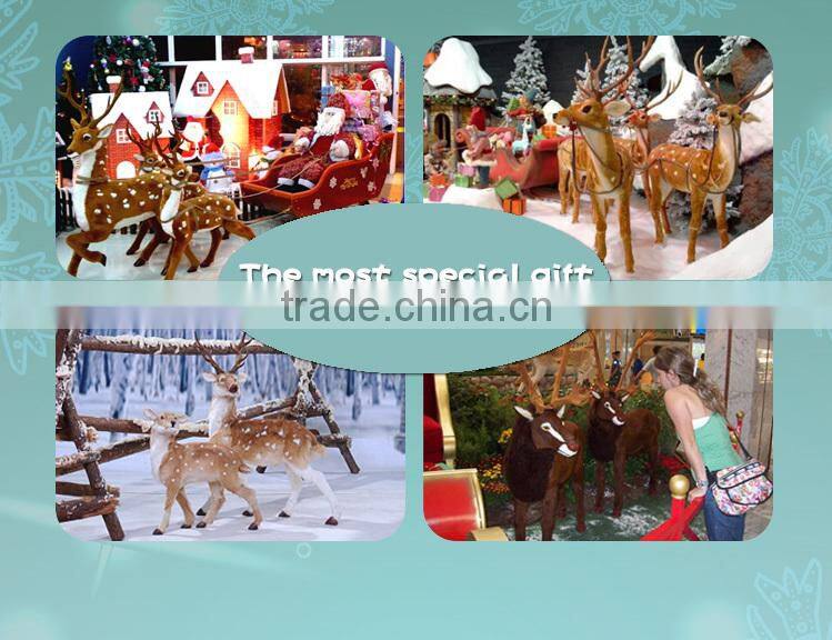 holiday real japanese decoration restaurant bulk plastic deer toy