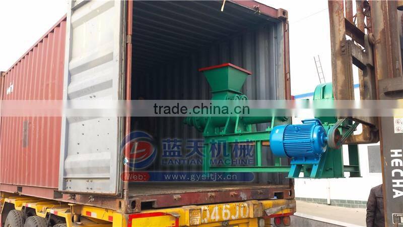 China Supply Coconut Shell Charcoal Extruder Machine Screw Press Machine