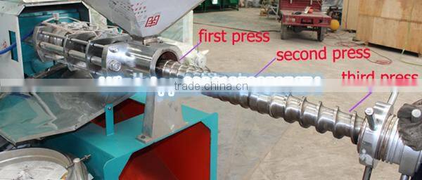 High capacity cold oil press machine with low price / coconut oil press machine