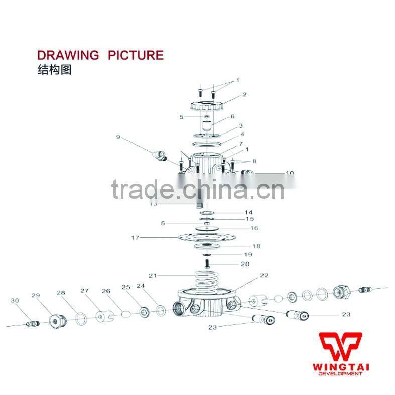 Single-Way Pneumatic Diaphragm Pump 5#