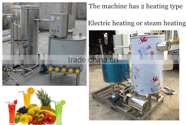 Neweek electric or steam heating pineapple sterilization mango juice sterilizing machine