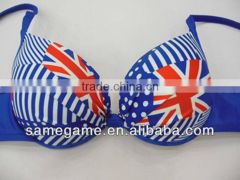 flag bandeau bikini