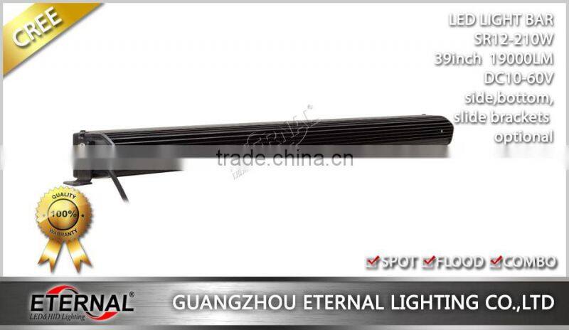 210W car light bar automotive offroad 4x4 high power roof rack light bar marine boat flood super bright lamp