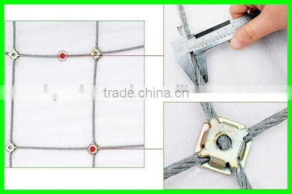 High strength SNS slope protection netting