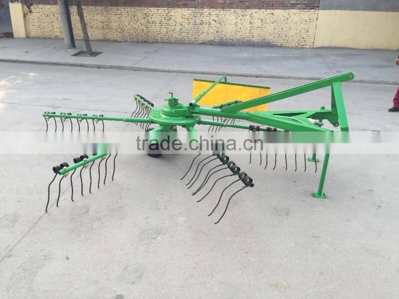 3 points of suspension rotary wheel hayrake used for farm