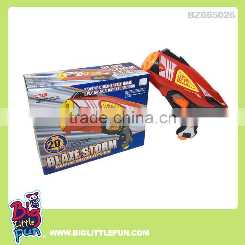 Soft air gun with 10 soft bullets