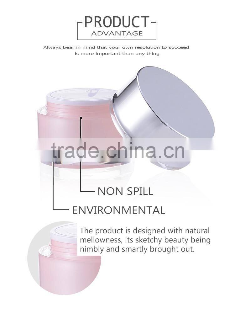 Wholesale PMMA plastic acrylic jar cosmetic for cosmetics cream jars