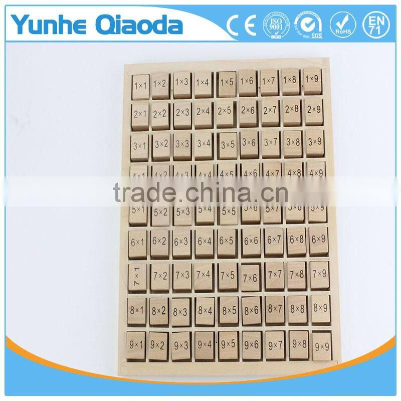 Early Learning Wooden multiplication table