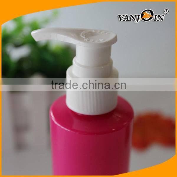 6 oz Slim Red Soap Dispenser with White Pump