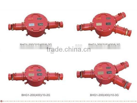 Underground explosion proof casting junction boxes for coal mine