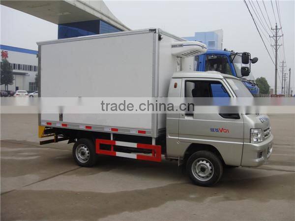 2 ton foton 4x2 light freezer trucks for sale