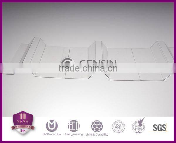 DIY Plastic Roof Covering Corrugated Polycarbonate Sheet Long Service Life