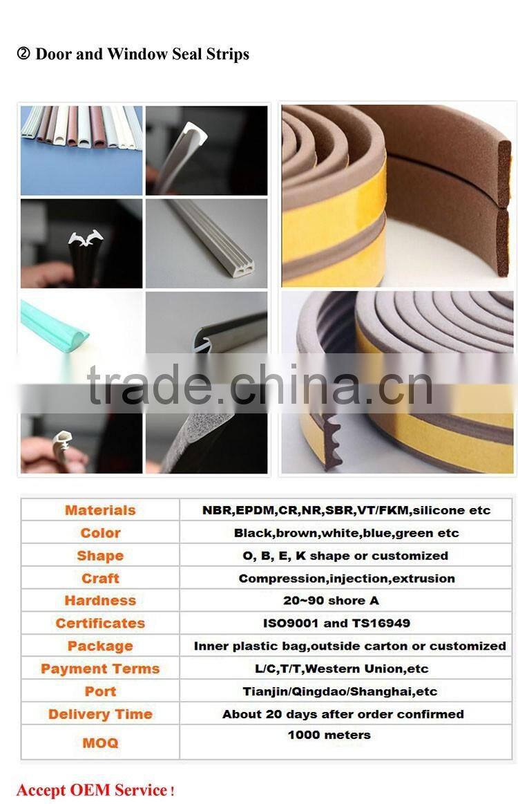 Custom extruded hydraulic oil lip silicone rubber seal