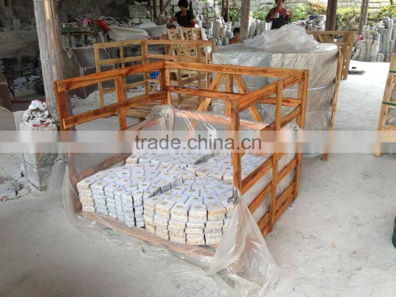 bush hammered granite paving stone price