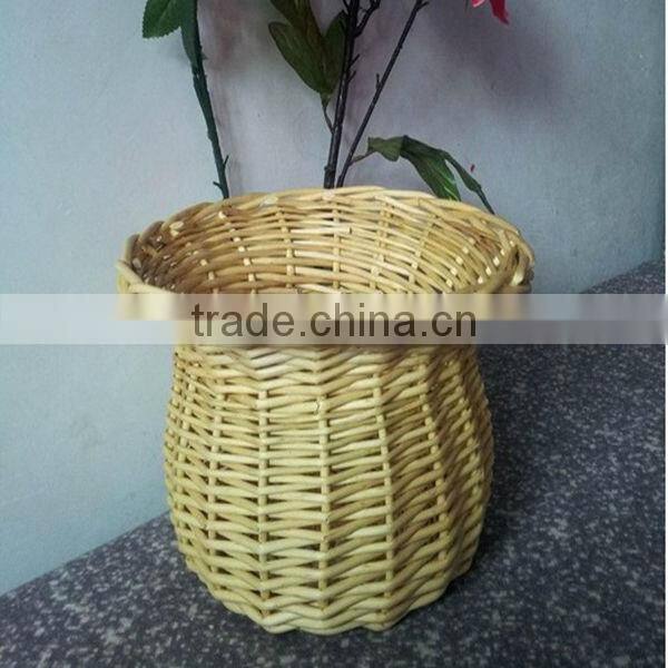 HOT 100%handmade low price handmade decorate flower basket with hanging