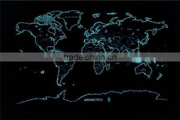 CT-543 Popular waterproof LED bright flashlight world Star Map travel light world map