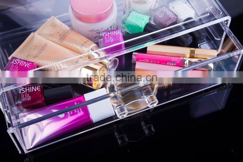 High Quality Transparent Beauty Makeup Dressing Case/Box