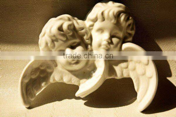 ceramic praying angel girl statue