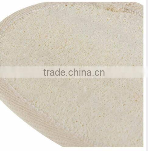 cy293 Natural Luffa and Terry Cloth Materials Loofa Sponge Scrubber Brush Close Skin For Men and Women Exfoliating Loofah Pads