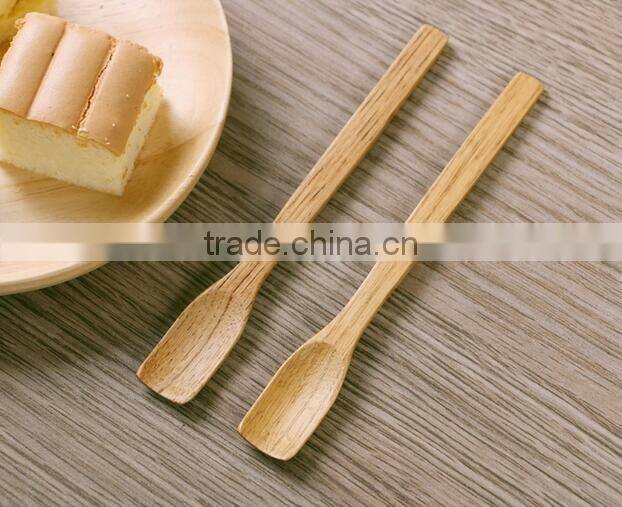 CY192 Wooden Jam Butter Knife Cream Cheese Spatulas Baking Spreader Tea Spoons