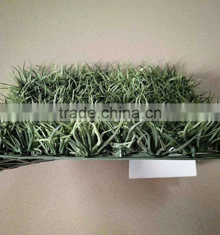 fire-proof and UV-proof artificial grass plastic graden fence