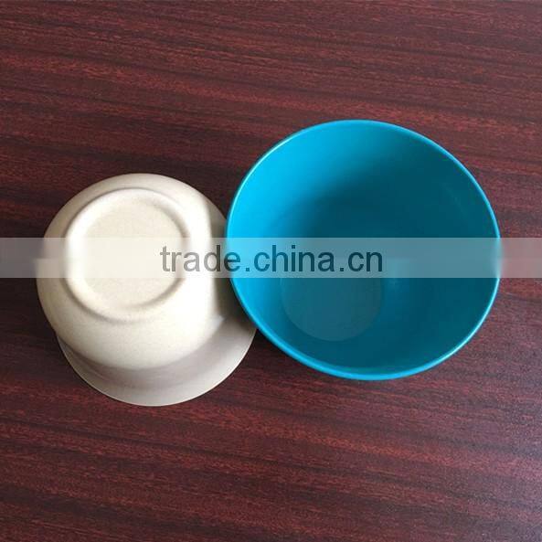 biodegradable turquoise bamboo fiber flower pot