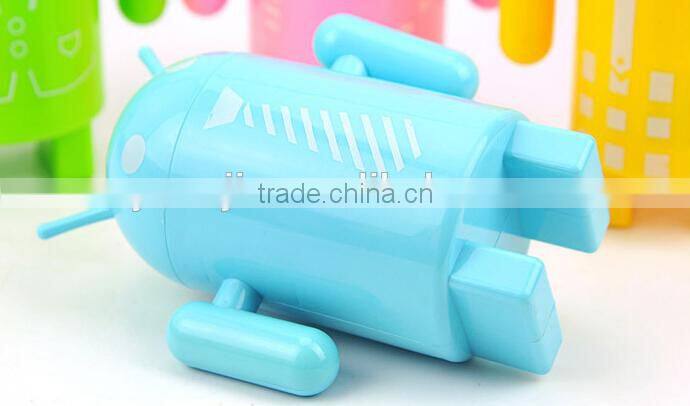 Supply creative fashion Android robot colorful light / small Night light --Pink