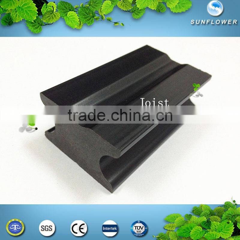 Recycled 100% and eco-friendly wood-plastic composite floor joist