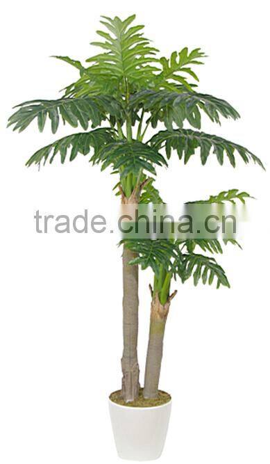 indoor Home garden decorative 100cm to 300cm Height make artificial green Philodendr live bonsai tree EXLYPZ06 0503