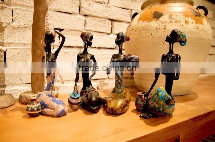 Carving Africa Style Resin Statue Home Decor