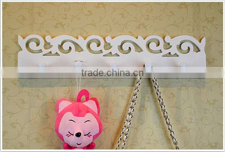 European white fashion wooden wall shelf