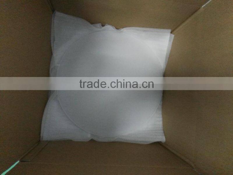 custom bliter plasitc white PMMA lampshade for LED light