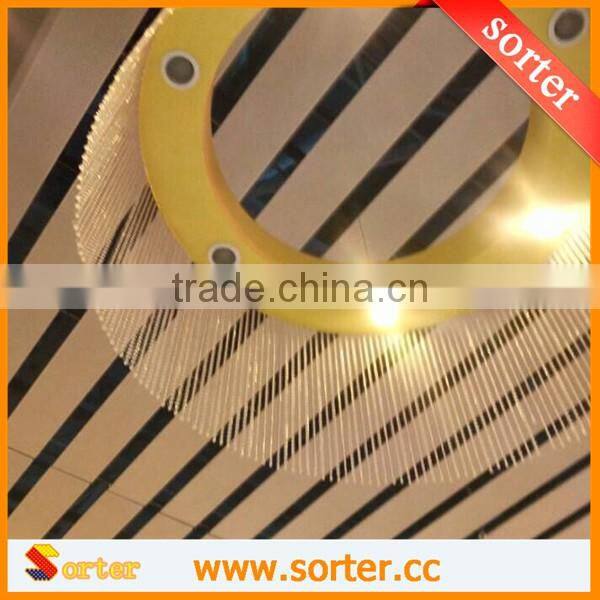 14mm Octagon beads string strands glass crystal curtain for indoor decoration