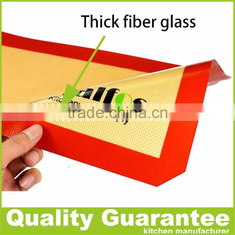 Wholesale non-stick baking mat silicon baking sheet custom fiberglass mat Silicone Baking Mat