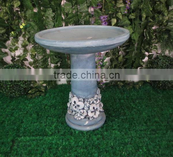 Garden antique fiberglass bird feeder