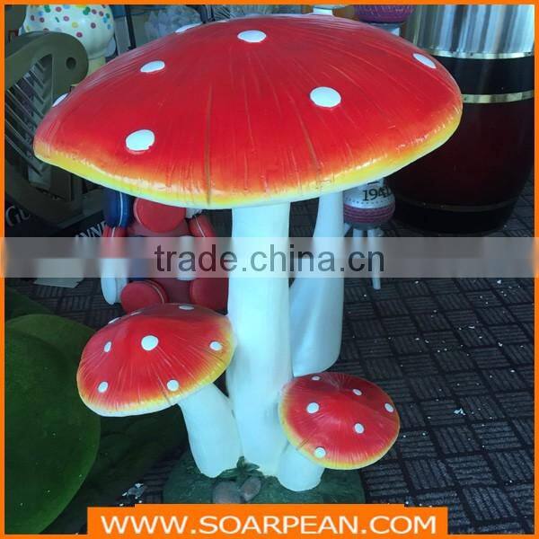 Shop Window Display/ Garden custom Decorative Fiberglass Mushroom
