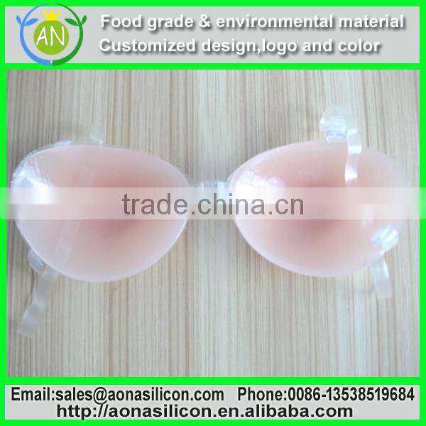 hot sexy mature double silicone push up bra