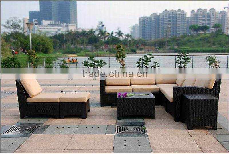 Rattan sofa outdoor elements patio furniture (BF10-R18)